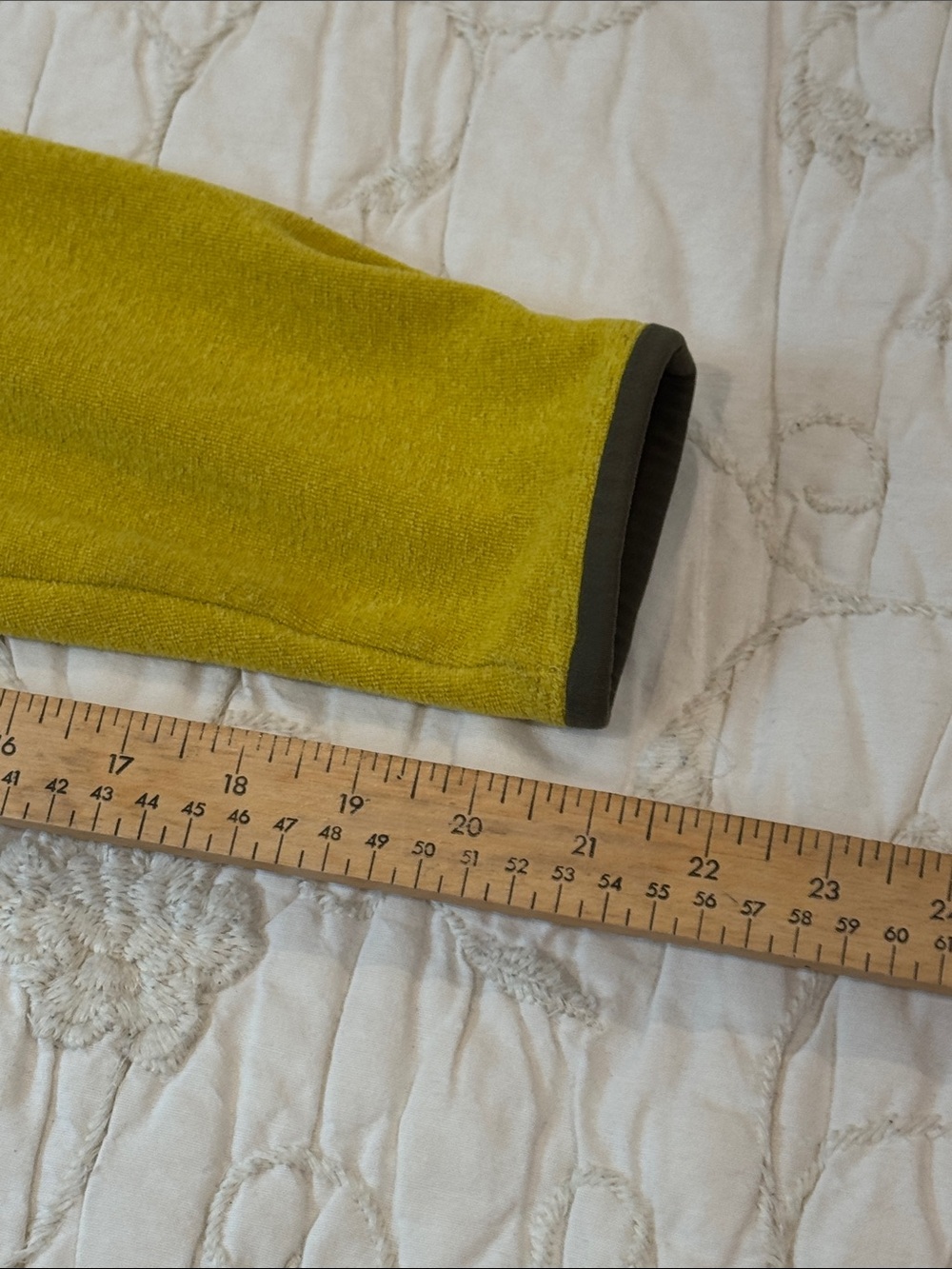 Arc'teryx large wm’s Yellow-khaki Green Full-Zip Fleece Jacket - Picture 11 of 16